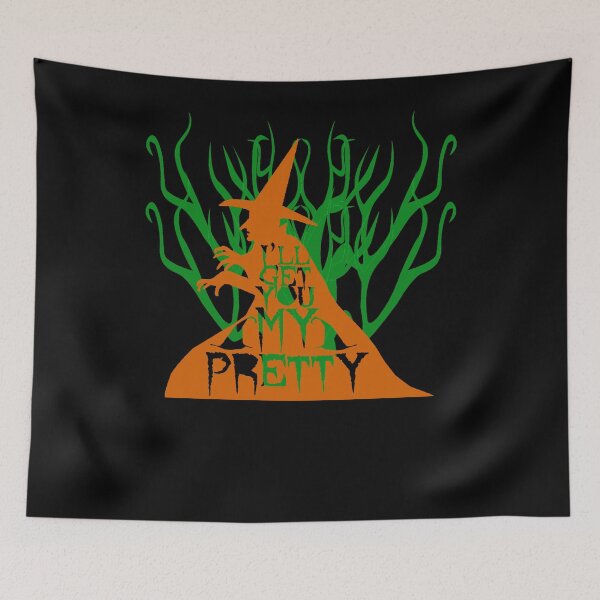 Item preview, Funny Vintage Witch l'll Get You My Pretty designed and sold by TopTeeShop.