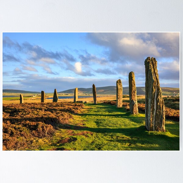 Item preview, Late Light at the Ring of Brodgar designed and sold by bitm2007.