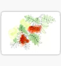 Rowan berry Sticker