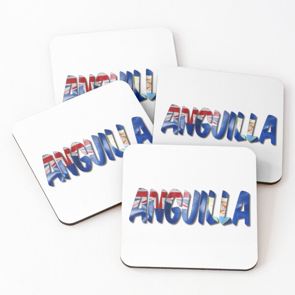 Item preview, Anguilla Word With Flag Texture designed and sold by MarkUK97.