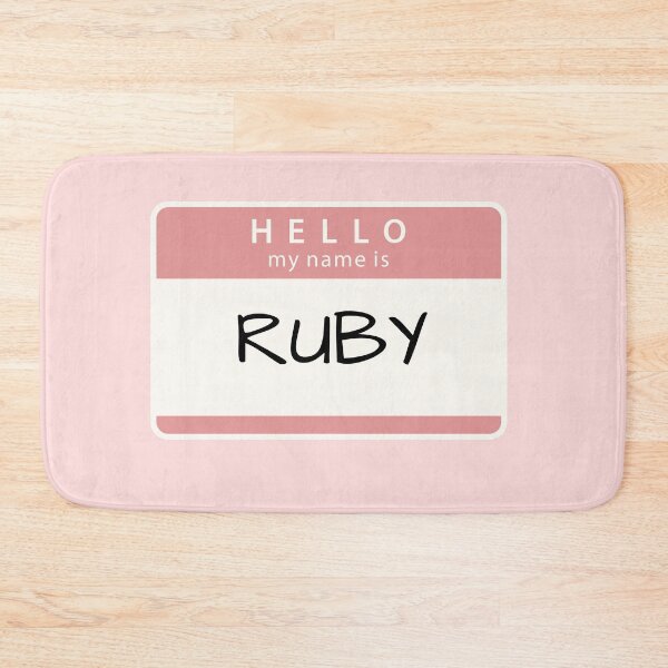 Item preview, Hello my name is Ruby designed and sold by melbournegirl.