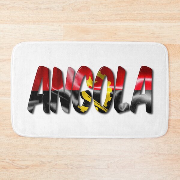Item preview, Angola Word With Flag Texture designed and sold by MarkUK97.
