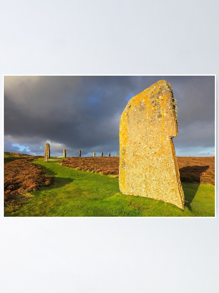 Imagen 1 de 3, Póster con la obra Ring of Brodgar, diseñada y vendida por bitm2007.
