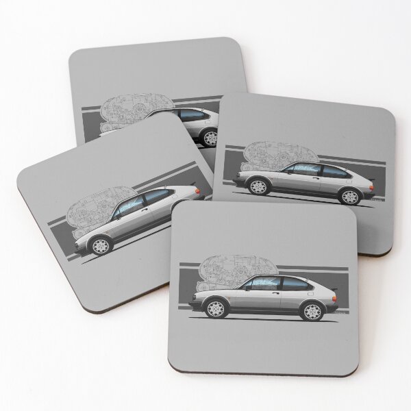 Item preview, My drawing of the iconic transparent tapered Italian classic car designed by Giugiaro (for light backgrounds) designed and sold by designjaag.