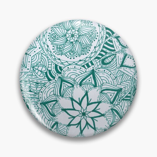Item preview, Teal Green Mandala Improvisation designed and sold by MarisaGoncalves.