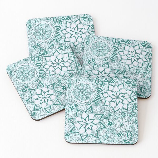 Item preview, Teal Green Mandala Improvisation designed and sold by MarisaGoncalves.