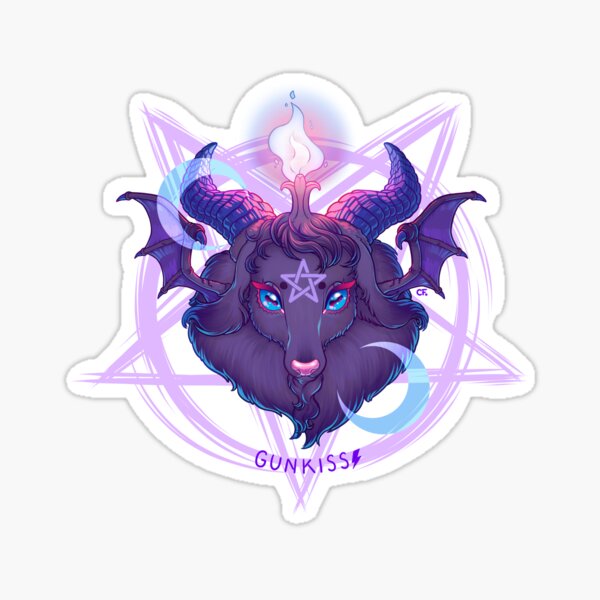 Baphomet (BLACK) Sticker