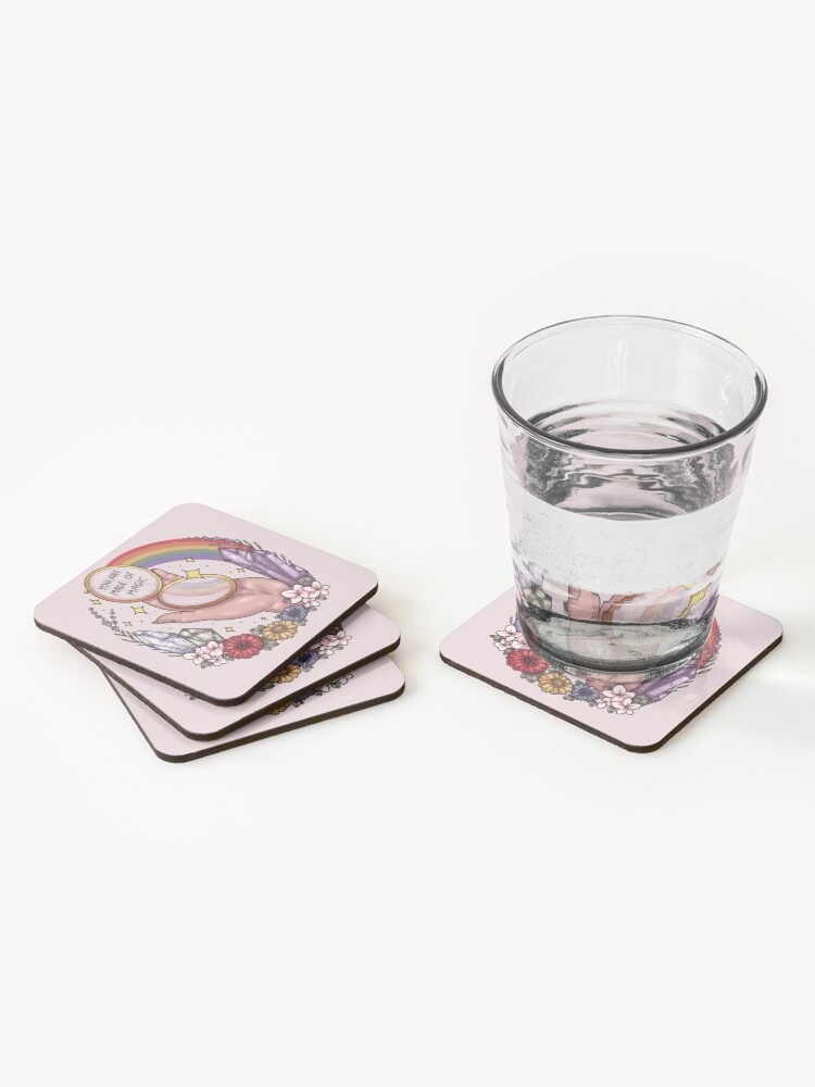 Alternate view of You Are Made of Magic Coasters (Set of 4)
