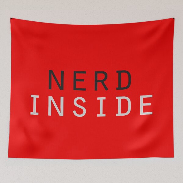 Item preview, Nerd Inside (red) designed and sold by ByMaSOLE.