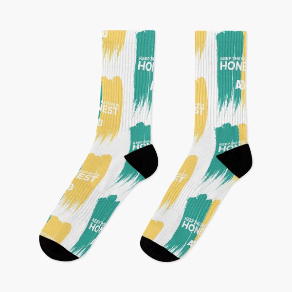 Item preview, AD Keep The Bastards Honest Green and Yellow designed and sold by Australian Democrats.