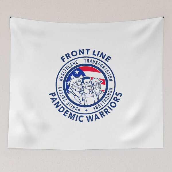 Item preview, American Front Line Pandemic Warriors Circle Icon designed and sold by patrimonio.