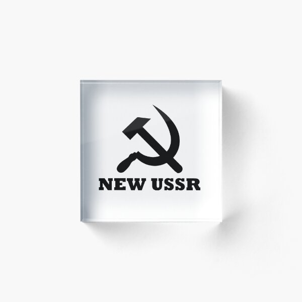 New USSR Acrylic Block