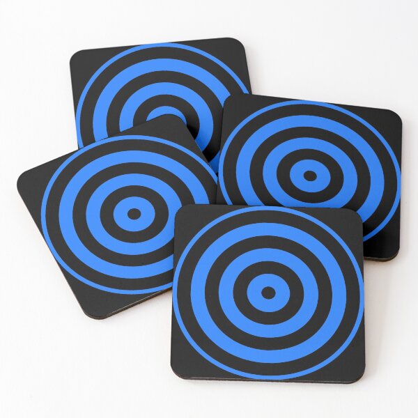 Item preview, Geometric Pattern: Rondel: Black Blue designed and sold by Red Wolf.
