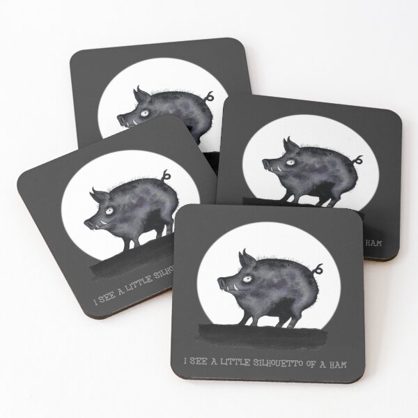 Item preview, Silhouetto of a Ham designed and sold by ZoDrawsStuff.