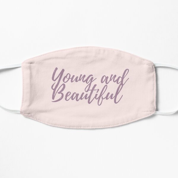 young and beautiful Flat Mask