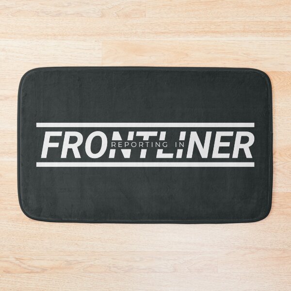 Item preview, Front-liner Reporting In! (Middle Strikethrough)  designed and sold by justkidding-co.