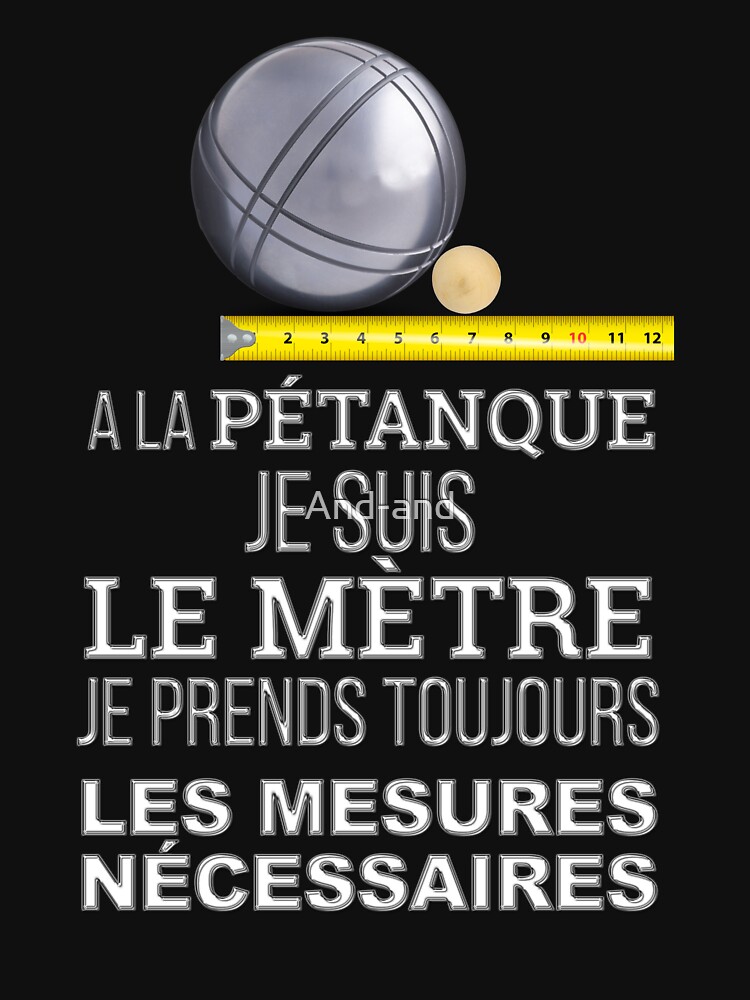 "Bocce balls, humor !" Tshirt by Andand Redbubble