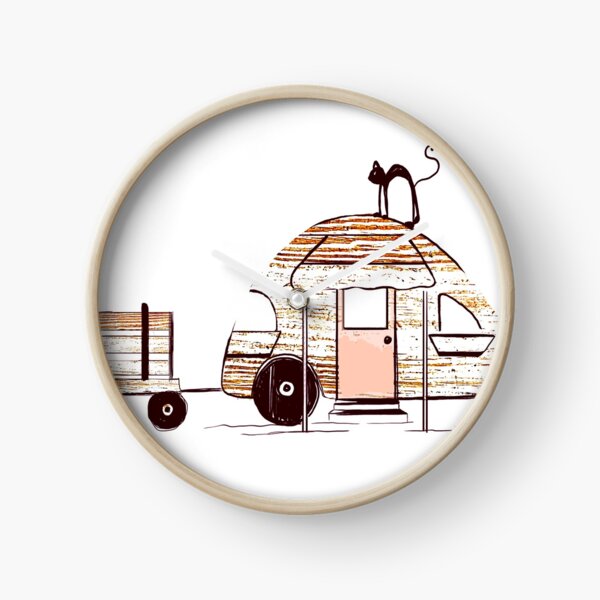 Happy Camper Clock