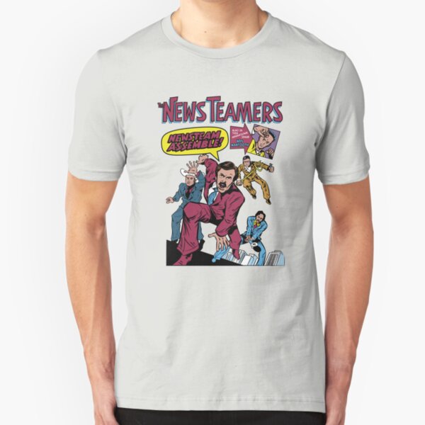News Team Assemble! Slim Fit T-Shirt
