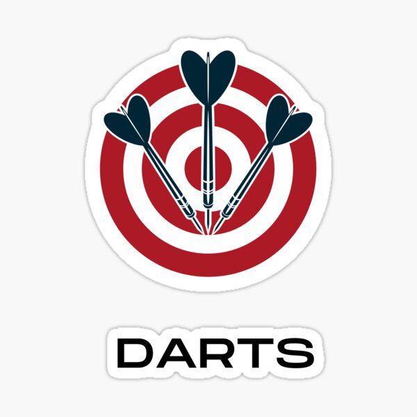 Item preview, Darts dartboard game logo designed and sold by Delicarte.