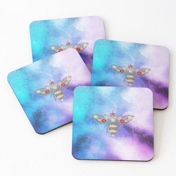 Artikelvorschau, Distressed Aquarell Blumenbiene entworfen und verkauft von tribbledesign.