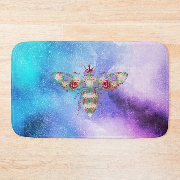 Item preview, Distressed Watercolour Floral Bee designed and sold by tribbledesign.