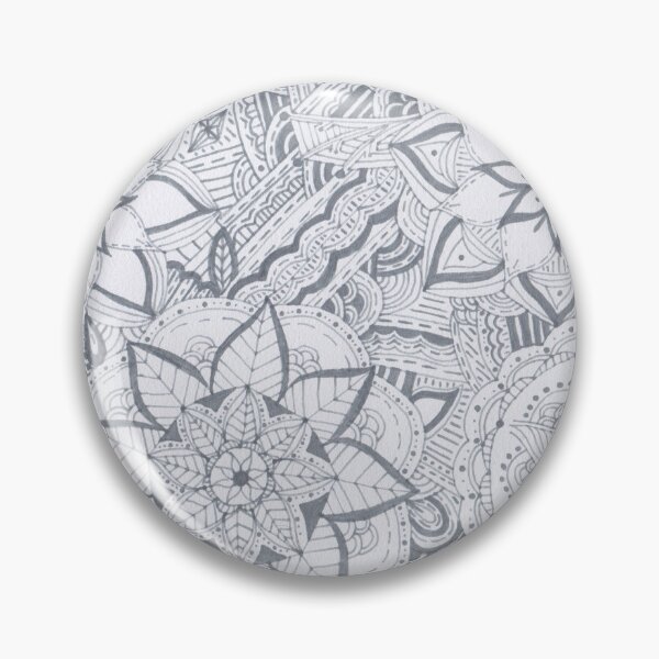 Item preview, Light Grey Mandala Improvisation designed and sold by MarisaGoncalves.