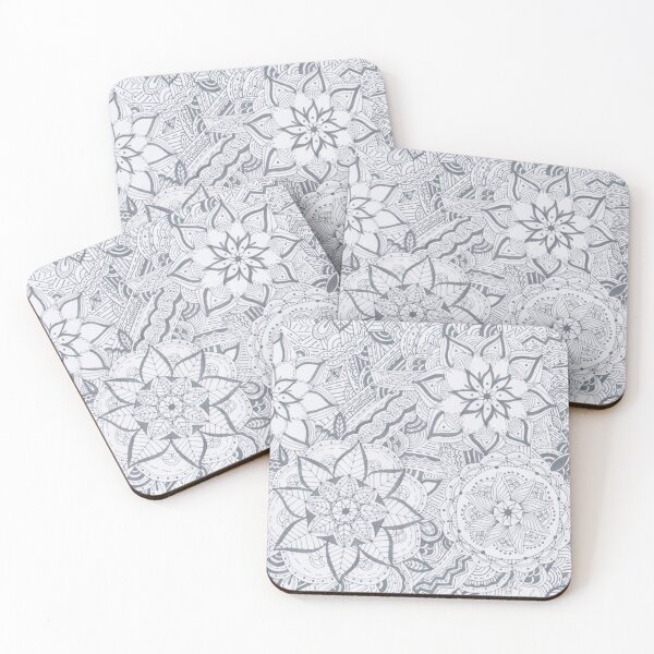 Item preview, Light Grey Mandala Improvisation designed and sold by MarisaGoncalves.