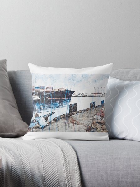 Little Boy Blue Throw Pillow