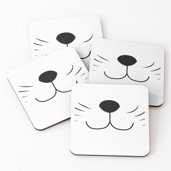 Item preview, cat funny face mask designed and sold by basitcv.