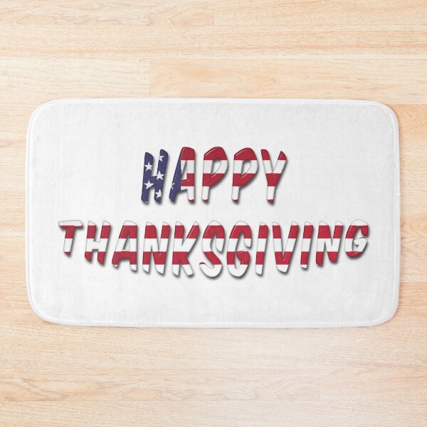 Item preview, Happy Thanksgiving USA Flag Words designed and sold by MarkUK97.