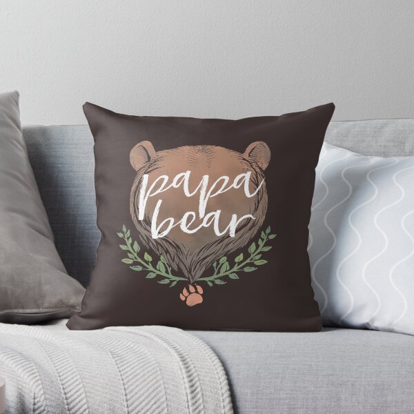 papa bear pillow