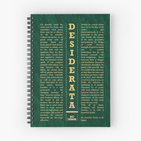 Item preview, Desiderata, Max Ehrmann - Typography Print 27 - Literary Poster designed and sold by Studio Grafiikka.