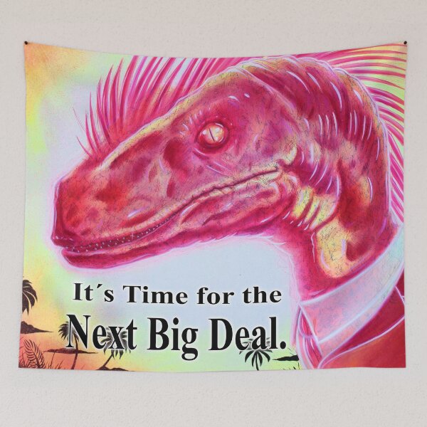 Item preview, Retro Wave Raptor - Big Deal designed and sold by Tommy James Peters.