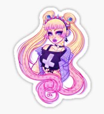 Pastel Goth Usagi (Glasses OFF) Sticker