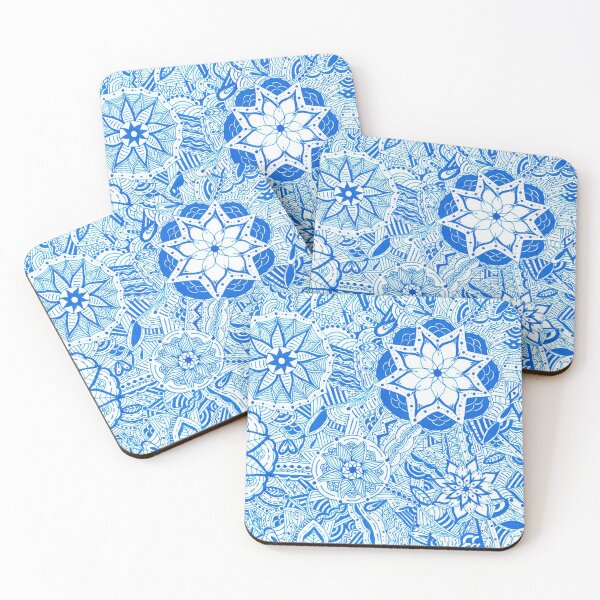 Item preview, Ocean Blue Mandala Improvisation designed and sold by MarisaGoncalves.