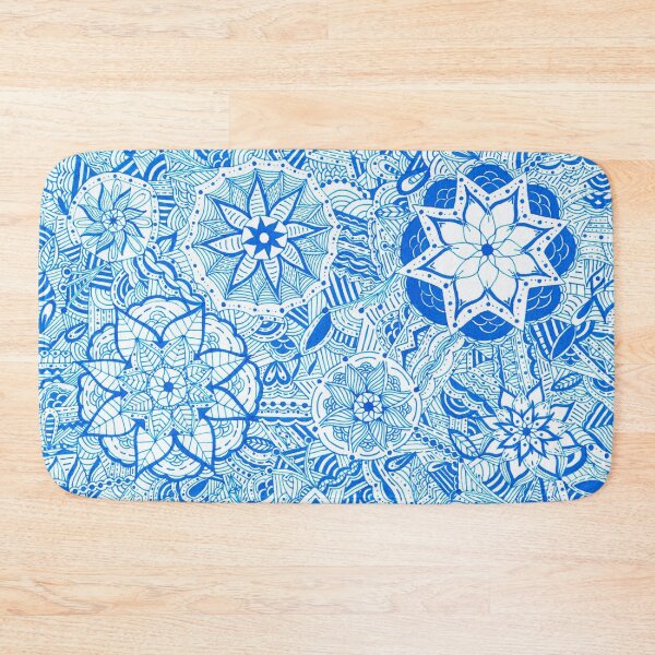 Item preview, Ocean Blue Mandala Improvisation designed and sold by MarisaGoncalves.