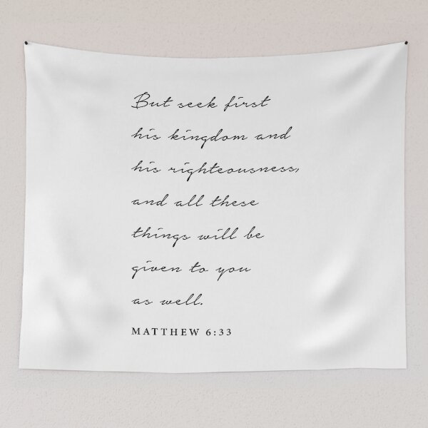 Item preview, Matthew 6:33 designed and sold by corbrand.