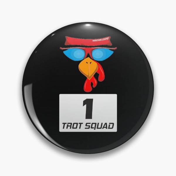 Item preview, Trot Squad Number 1 Runner Turkey Thanksgiving Day Funny Bird Face Running Costume  designed and sold by alenaz.
