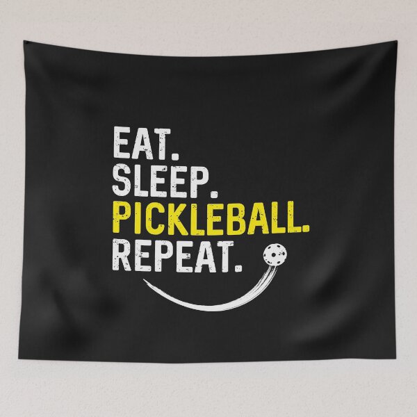 Item preview, Eat Sleep Pickleball Repeat Lover Funny Quote Gift for Player  designed and sold by alenaz.