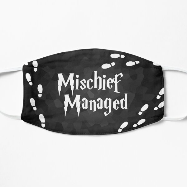 Mischief Managed Dark Design Mask