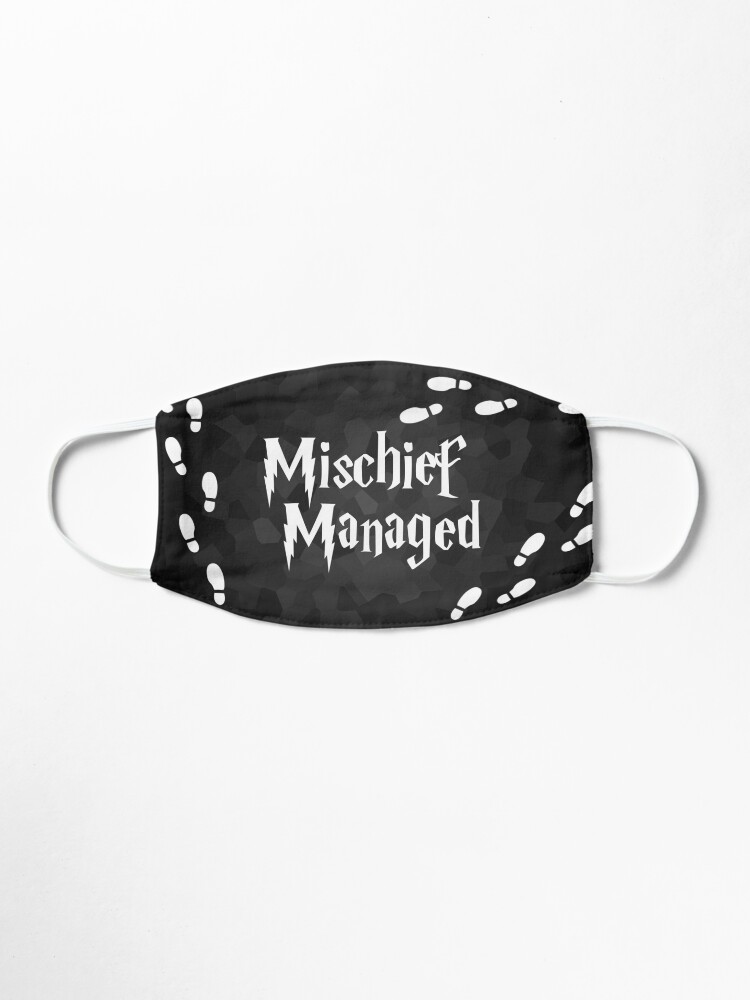 Alternate view of Mischief Managed Dark Design Mask