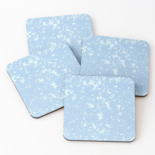 Item preview, White Baby Blue Snow Speckels (Classy Trendy Casual) designed and sold by SassyClassyMe.