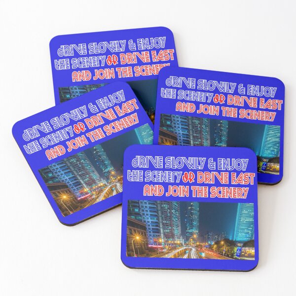 Item preview, DRIVE SLOWLY and ENJOY THE SCENERY – DRIVE FAST AND JOIN THE SCENERY designed and sold by JOHNC1.