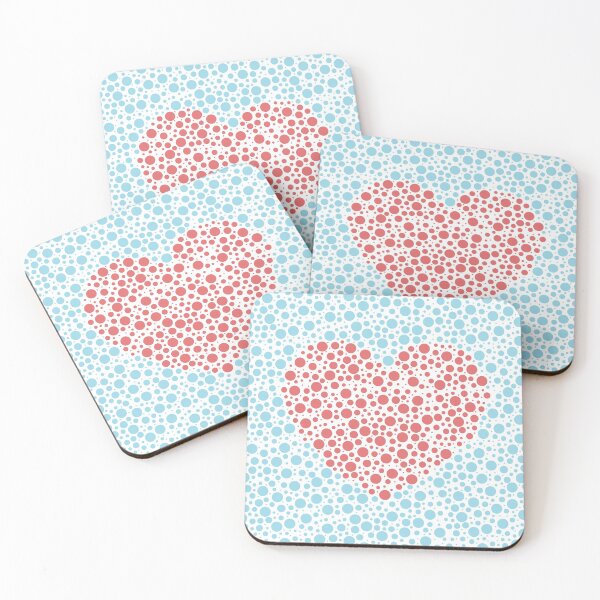 Item preview, Heart Love With Circles Pattern designed and sold by MrBoneDesign.