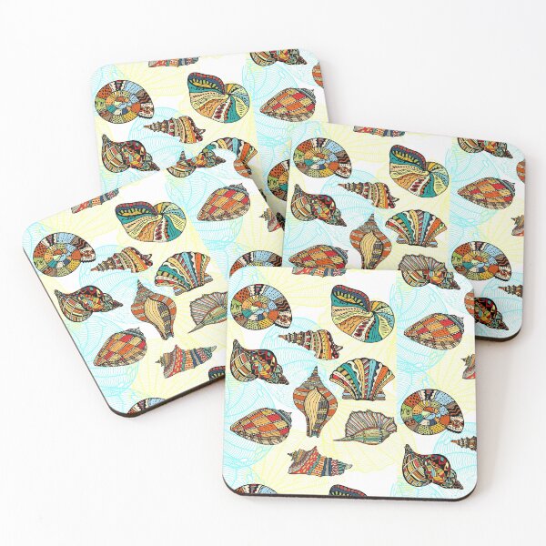 Item preview, Colorful sea shell, with abstract nature designed and sold by corner-shop.