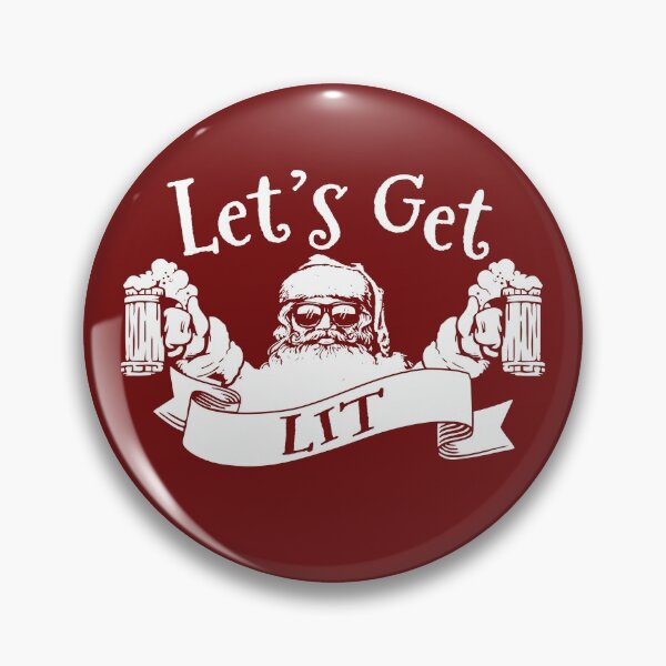 Item preview, Let's Get Lit Funny Santa Beer Drinking Christmas Party Gift for Lover  designed and sold by alenaz.