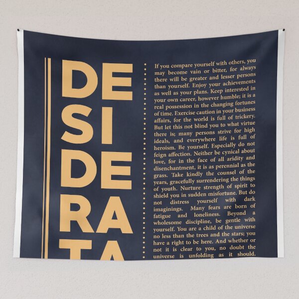 Item preview, Desiderata, Max Ehrmann - Typography Print 35 - Literary Poster designed and sold by Studio Grafiikka.