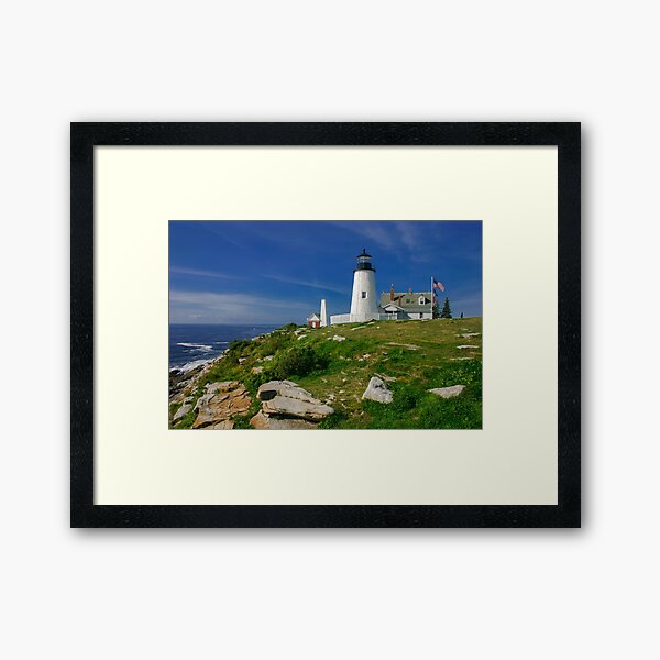 Pemaquid Lighthouse, Maine, USA Framed Art Print