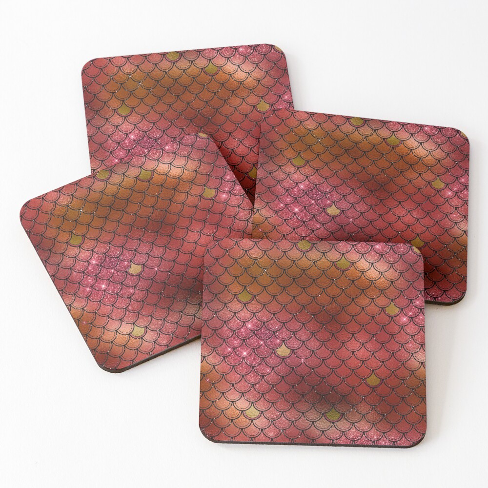 Item preview, Coasters (Set of 4) designed and sold by MyTribePatterns.